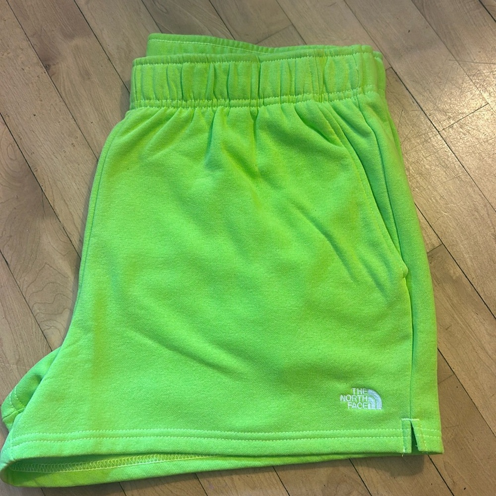 Lime Green North Face Shorts